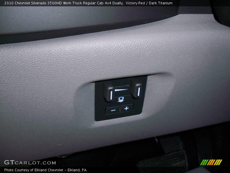 Victory Red / Dark Titanium 2010 Chevrolet Silverado 3500HD Work Truck Regular Cab 4x4 Dually