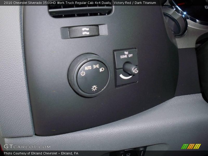 Victory Red / Dark Titanium 2010 Chevrolet Silverado 3500HD Work Truck Regular Cab 4x4 Dually