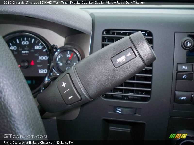 Victory Red / Dark Titanium 2010 Chevrolet Silverado 3500HD Work Truck Regular Cab 4x4 Dually