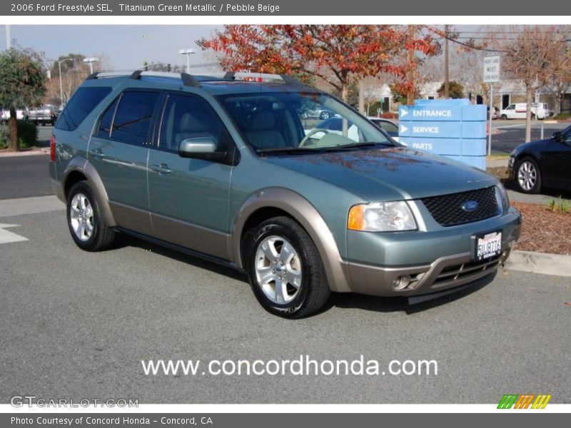 Titanium Green Metallic / Pebble Beige 2006 Ford Freestyle SEL