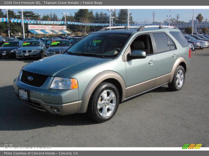 Titanium Green Metallic / Pebble Beige 2006 Ford Freestyle SEL