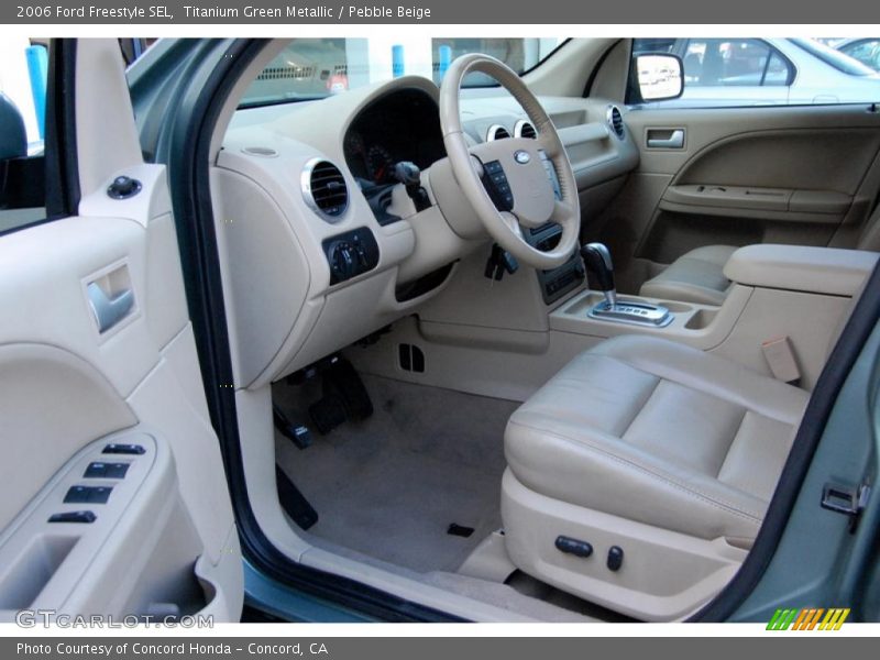 Titanium Green Metallic / Pebble Beige 2006 Ford Freestyle SEL
