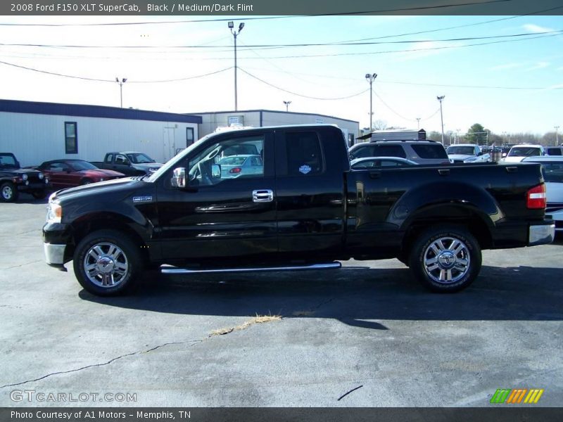 Black / Medium/Dark Flint 2008 Ford F150 XLT SuperCab