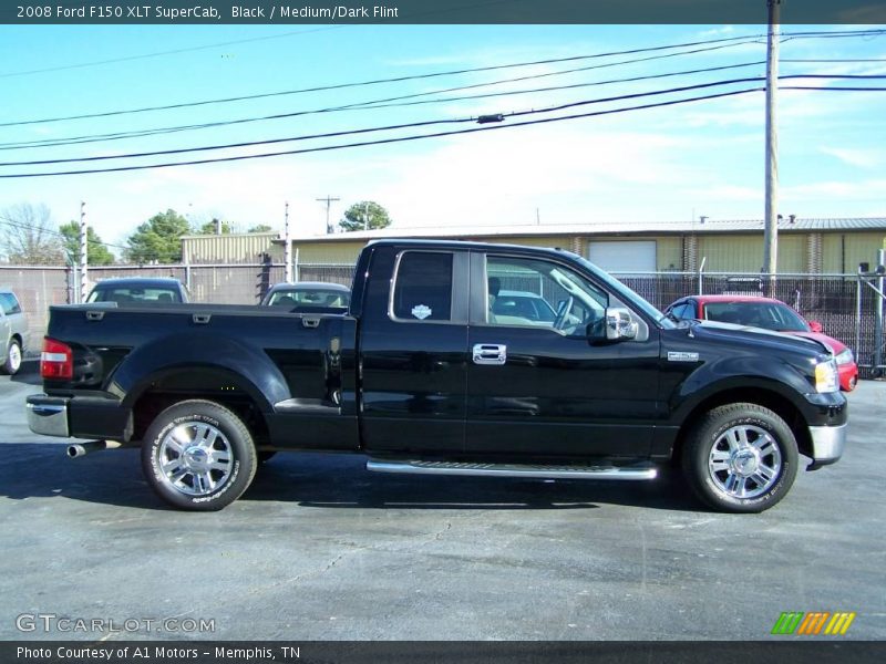 Black / Medium/Dark Flint 2008 Ford F150 XLT SuperCab