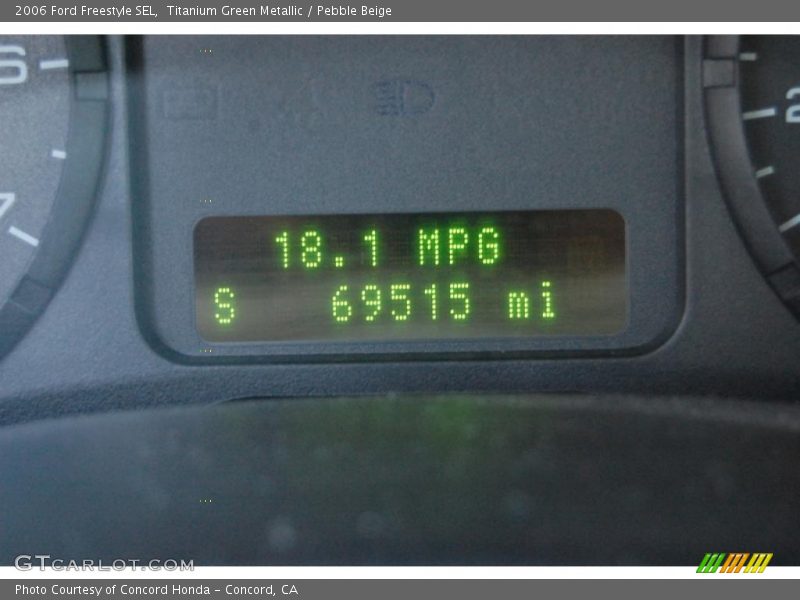 Titanium Green Metallic / Pebble Beige 2006 Ford Freestyle SEL