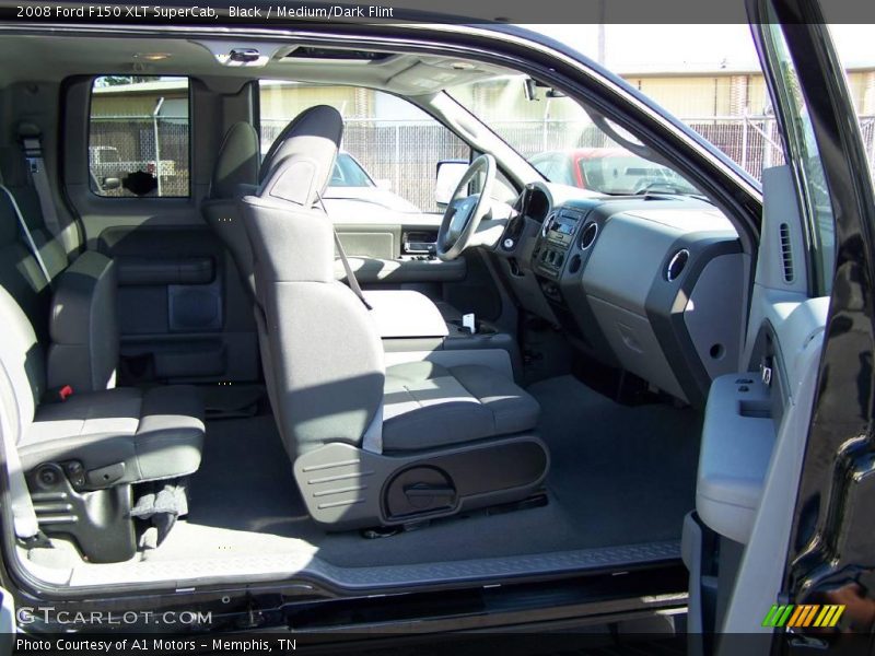 Black / Medium/Dark Flint 2008 Ford F150 XLT SuperCab
