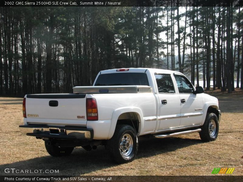 Summit White / Neutral 2002 GMC Sierra 2500HD SLE Crew Cab
