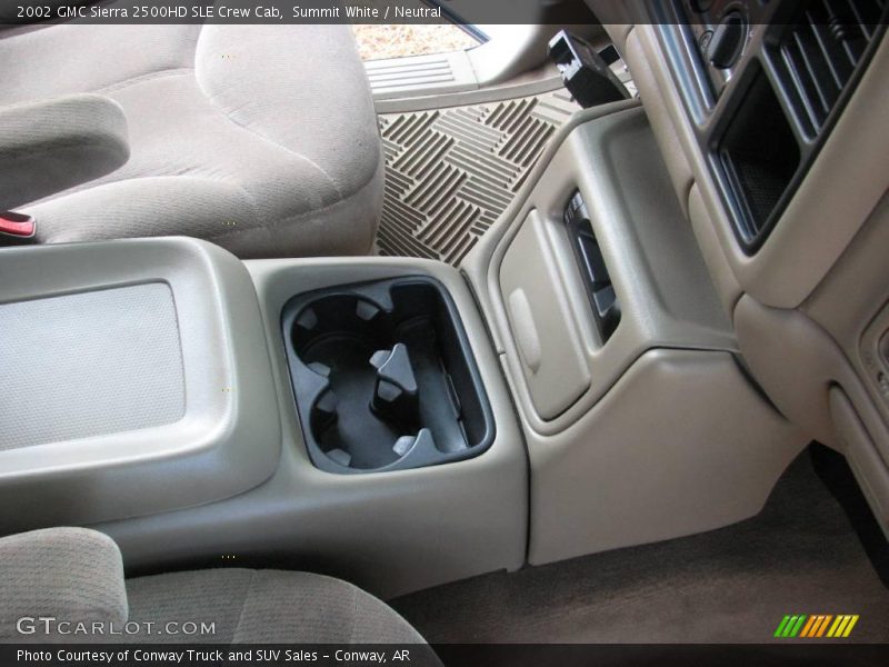 Summit White / Neutral 2002 GMC Sierra 2500HD SLE Crew Cab