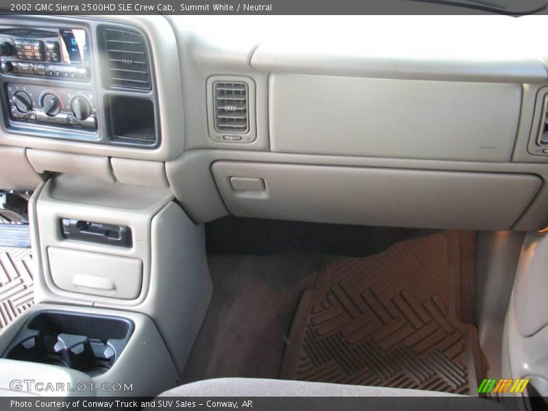 Summit White / Neutral 2002 GMC Sierra 2500HD SLE Crew Cab
