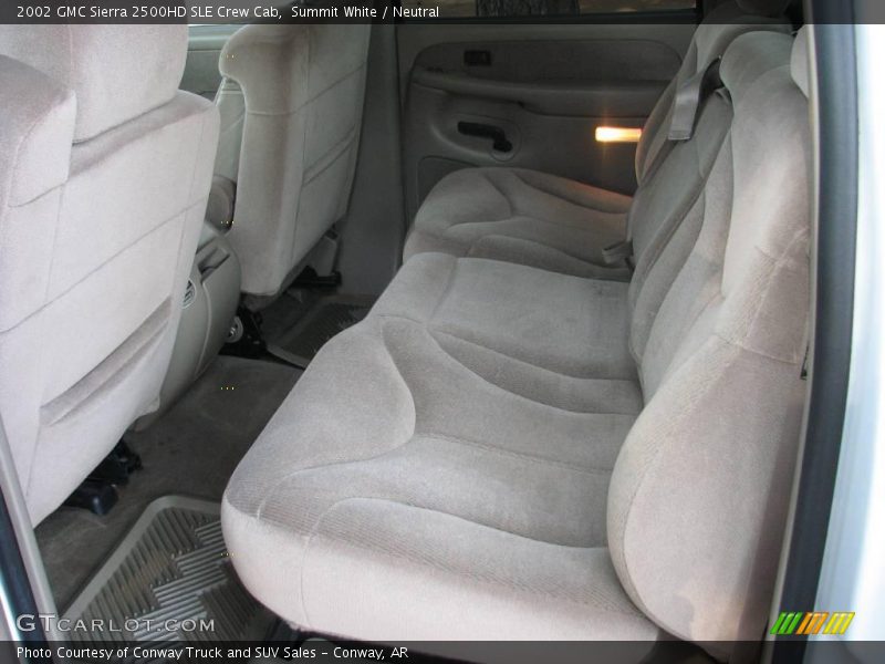 Summit White / Neutral 2002 GMC Sierra 2500HD SLE Crew Cab