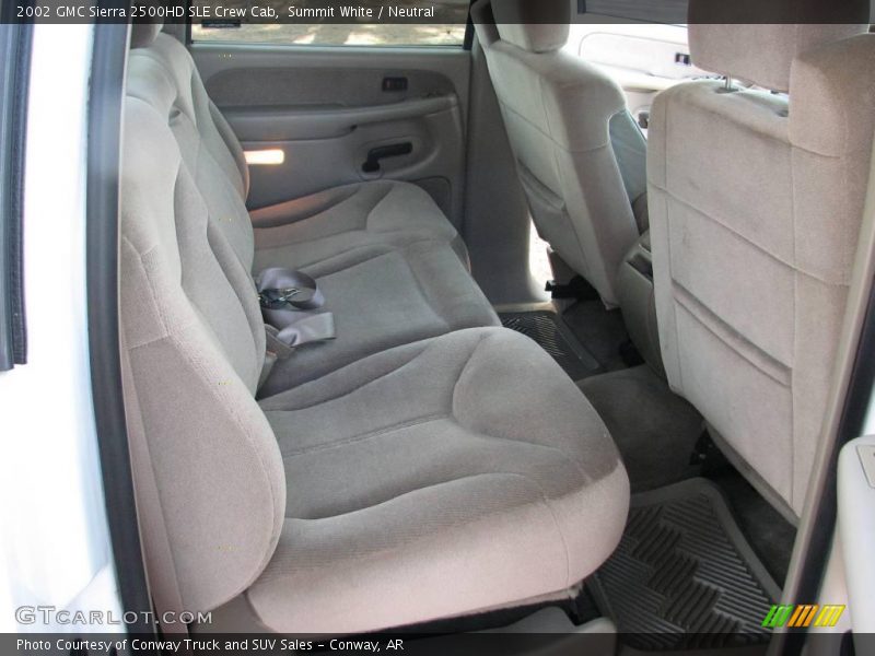 Summit White / Neutral 2002 GMC Sierra 2500HD SLE Crew Cab