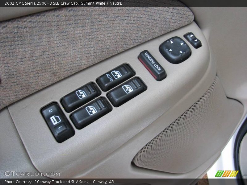 Summit White / Neutral 2002 GMC Sierra 2500HD SLE Crew Cab