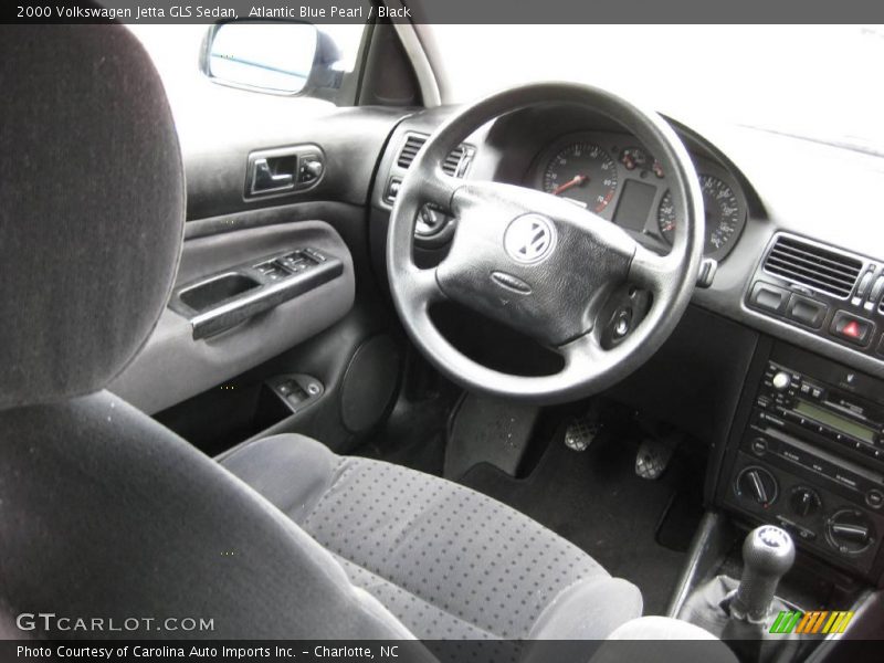 Atlantic Blue Pearl / Black 2000 Volkswagen Jetta GLS Sedan
