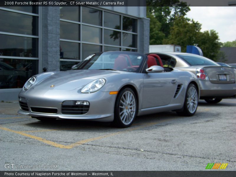 GT Silver Metallic / Carrera Red 2008 Porsche Boxster RS 60 Spyder