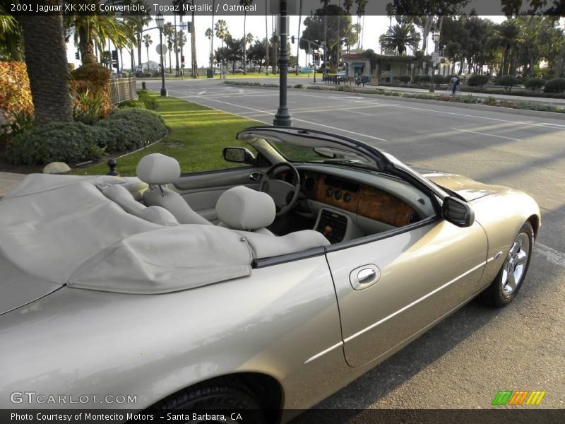 Topaz Metallic / Oatmeal 2001 Jaguar XK XK8 Convertible