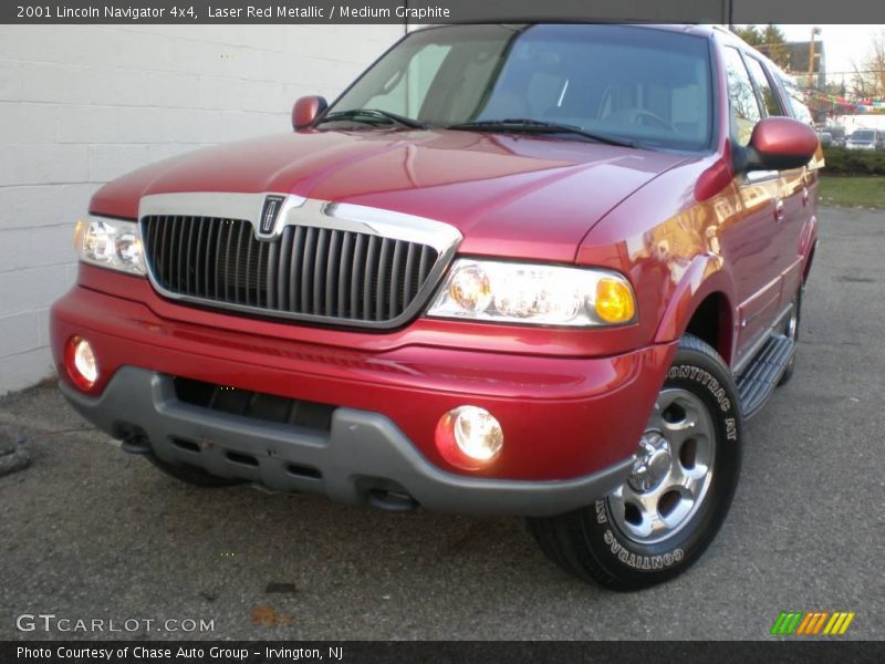 Laser Red Metallic / Medium Graphite 2001 Lincoln Navigator 4x4