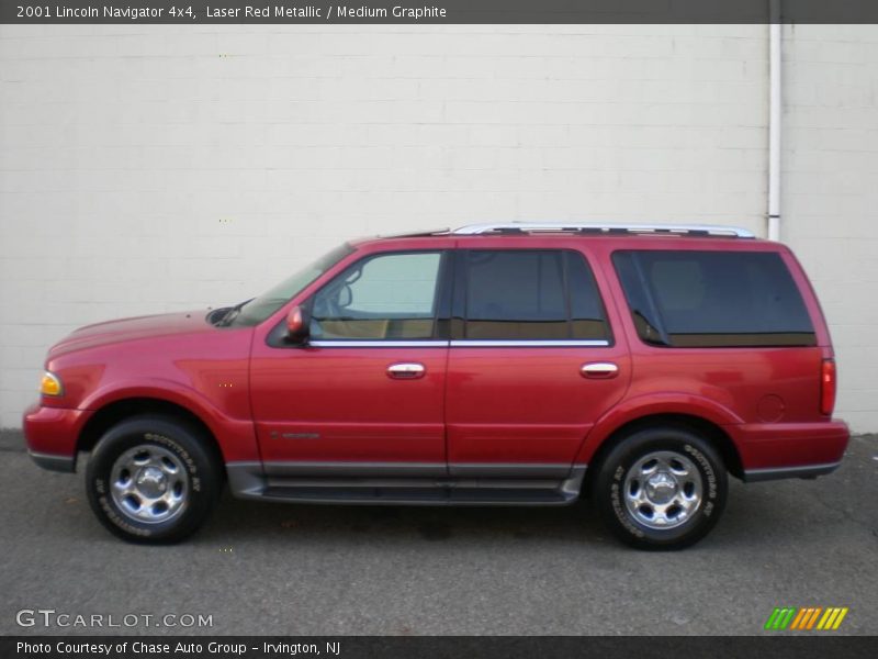 Laser Red Metallic / Medium Graphite 2001 Lincoln Navigator 4x4