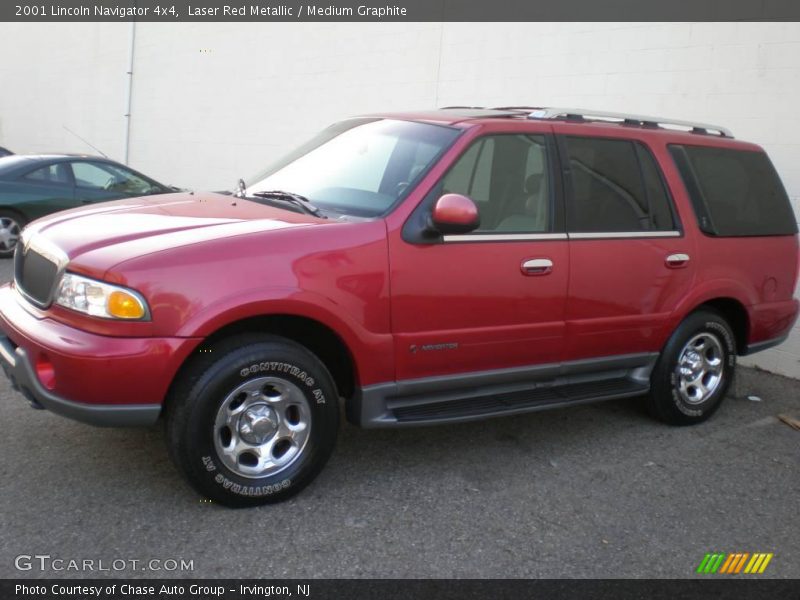 Laser Red Metallic / Medium Graphite 2001 Lincoln Navigator 4x4
