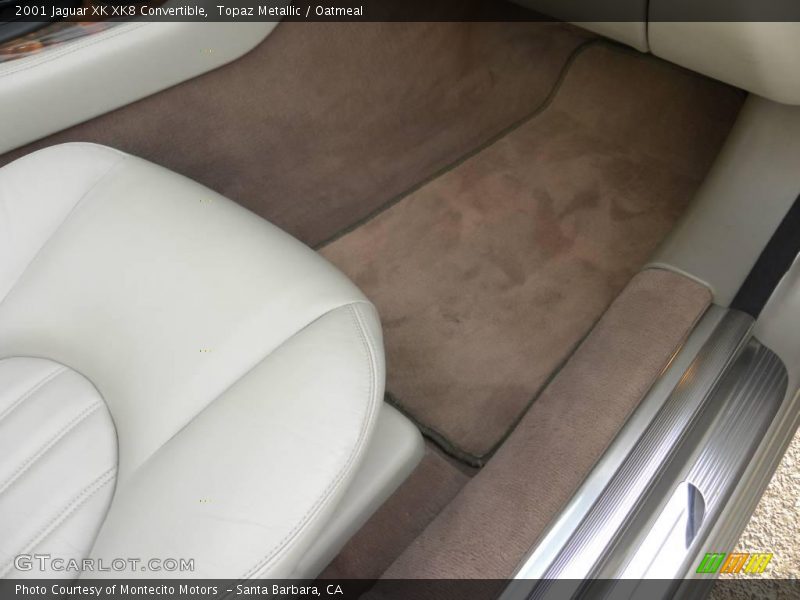 Topaz Metallic / Oatmeal 2001 Jaguar XK XK8 Convertible