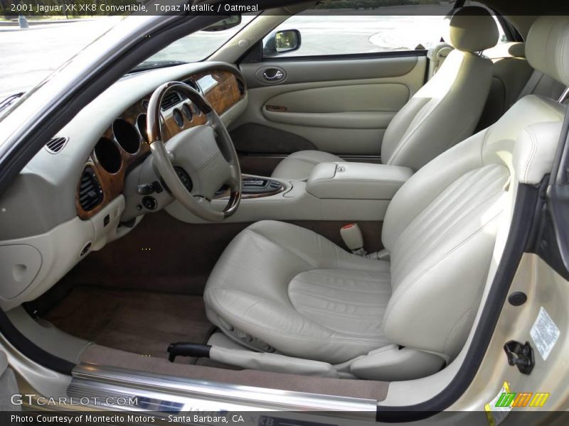 Topaz Metallic / Oatmeal 2001 Jaguar XK XK8 Convertible
