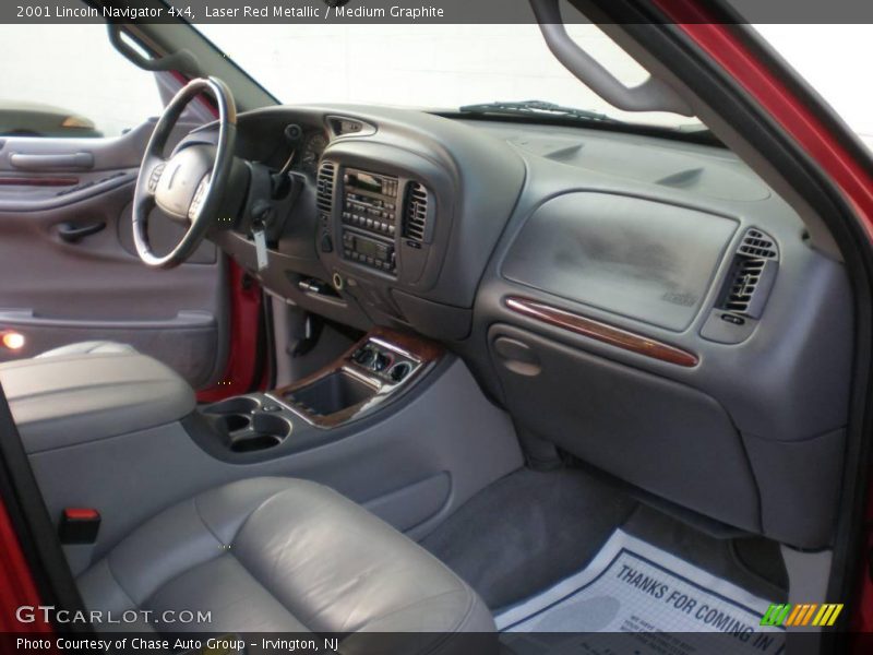 Laser Red Metallic / Medium Graphite 2001 Lincoln Navigator 4x4