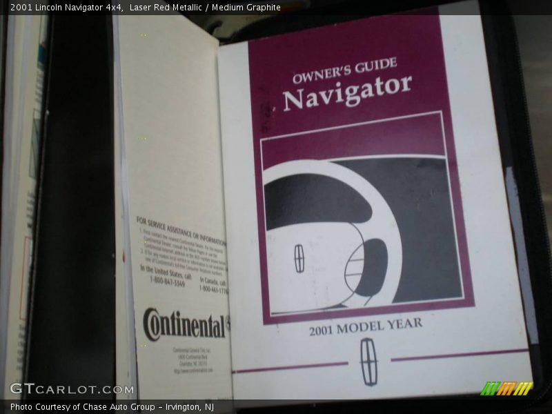 Laser Red Metallic / Medium Graphite 2001 Lincoln Navigator 4x4
