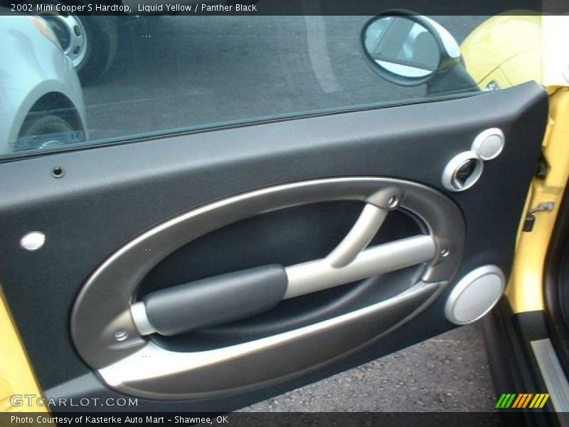 Liquid Yellow / Panther Black 2002 Mini Cooper S Hardtop