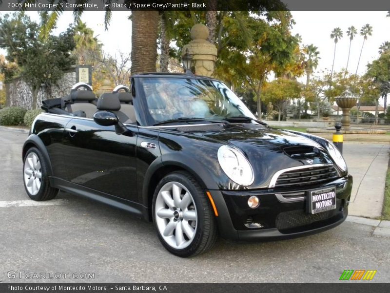 Jet Black / Space Grey/Panther Black 2005 Mini Cooper S Convertible