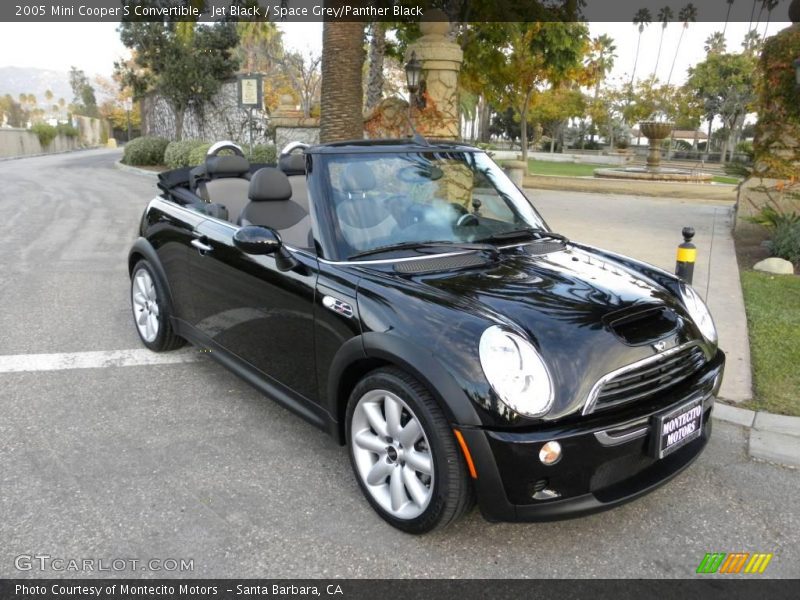 Jet Black / Space Grey/Panther Black 2005 Mini Cooper S Convertible