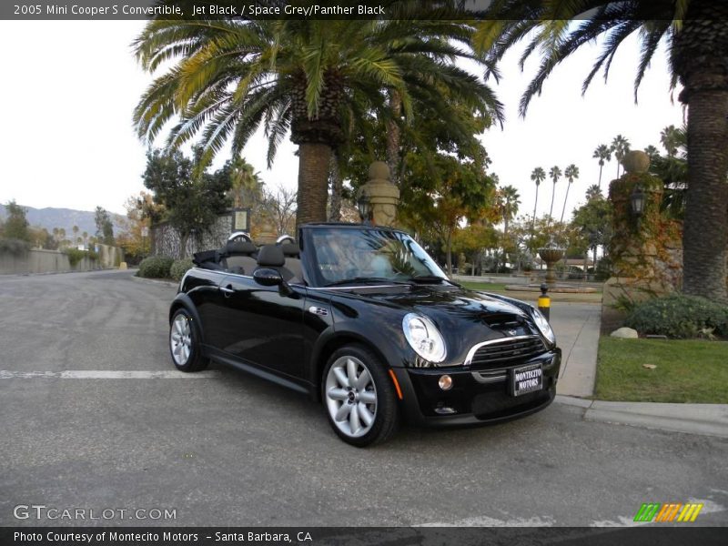 Jet Black / Space Grey/Panther Black 2005 Mini Cooper S Convertible