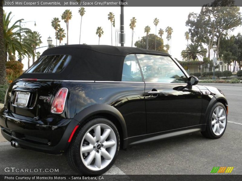 Jet Black / Space Grey/Panther Black 2005 Mini Cooper S Convertible