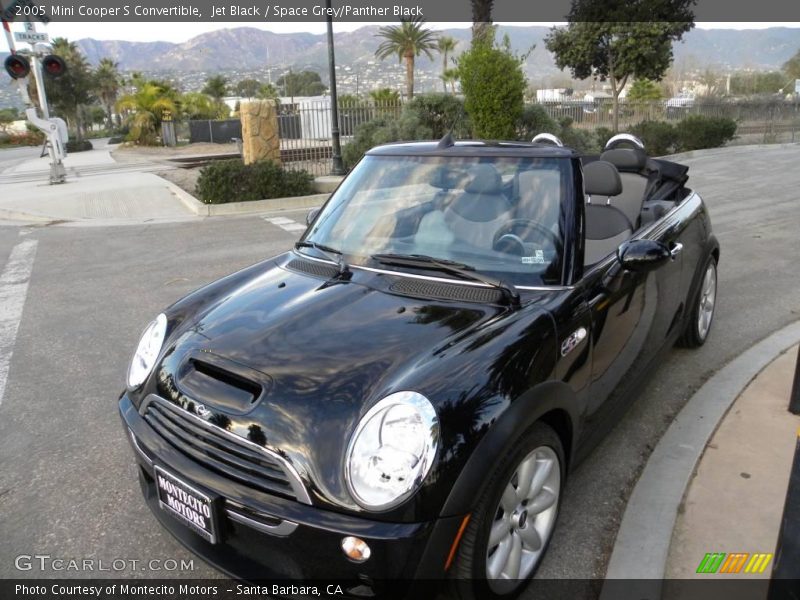 Jet Black / Space Grey/Panther Black 2005 Mini Cooper S Convertible