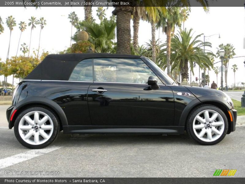 Jet Black / Space Grey/Panther Black 2005 Mini Cooper S Convertible