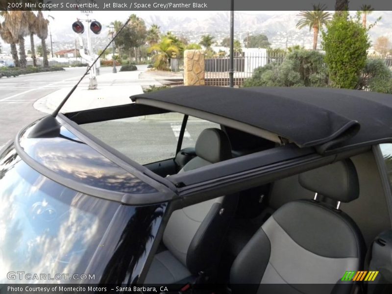 Jet Black / Space Grey/Panther Black 2005 Mini Cooper S Convertible