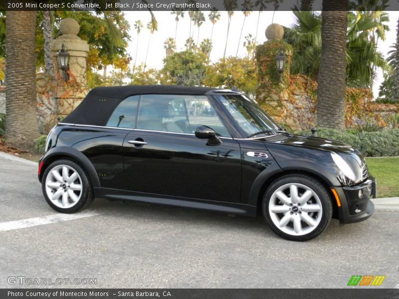 Jet Black / Space Grey/Panther Black 2005 Mini Cooper S Convertible