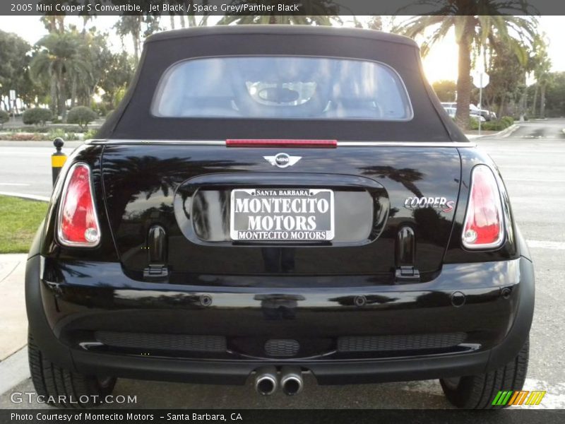 Jet Black / Space Grey/Panther Black 2005 Mini Cooper S Convertible
