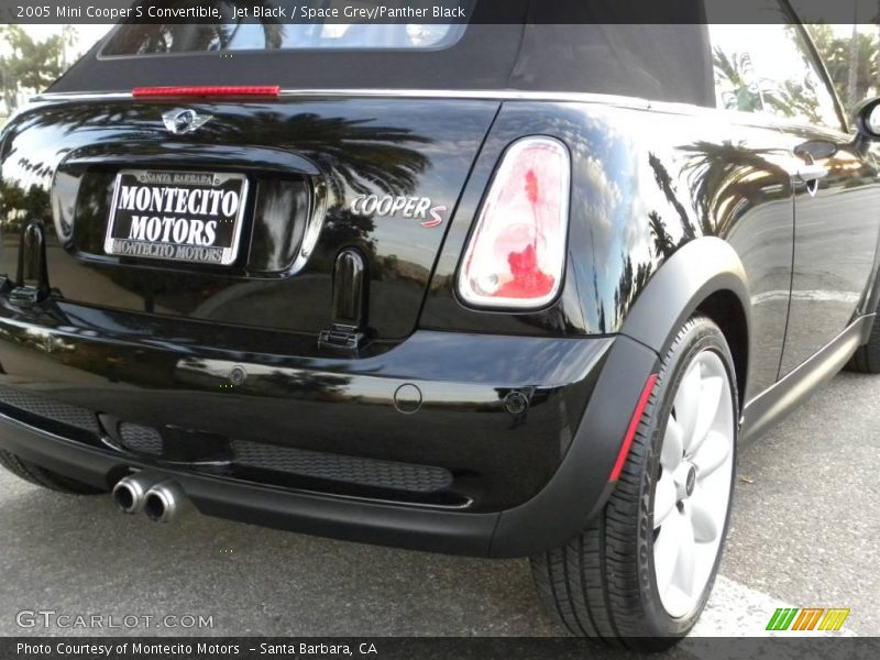 Jet Black / Space Grey/Panther Black 2005 Mini Cooper S Convertible