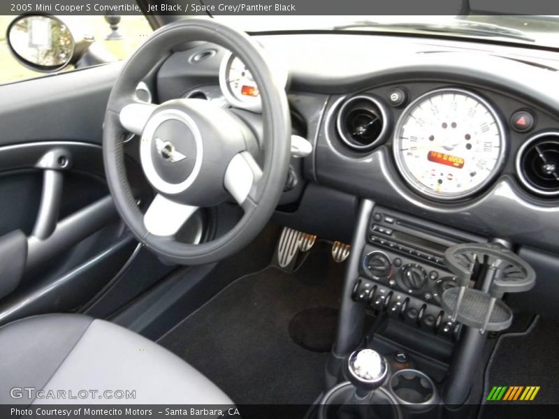 Jet Black / Space Grey/Panther Black 2005 Mini Cooper S Convertible