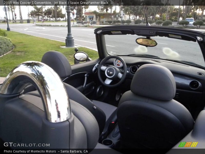 Jet Black / Space Grey/Panther Black 2005 Mini Cooper S Convertible