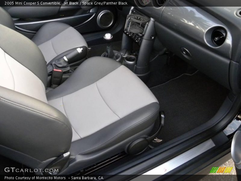 Jet Black / Space Grey/Panther Black 2005 Mini Cooper S Convertible
