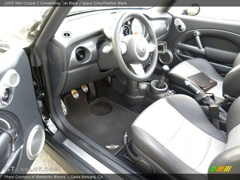 Jet Black / Space Grey/Panther Black 2005 Mini Cooper S Convertible
