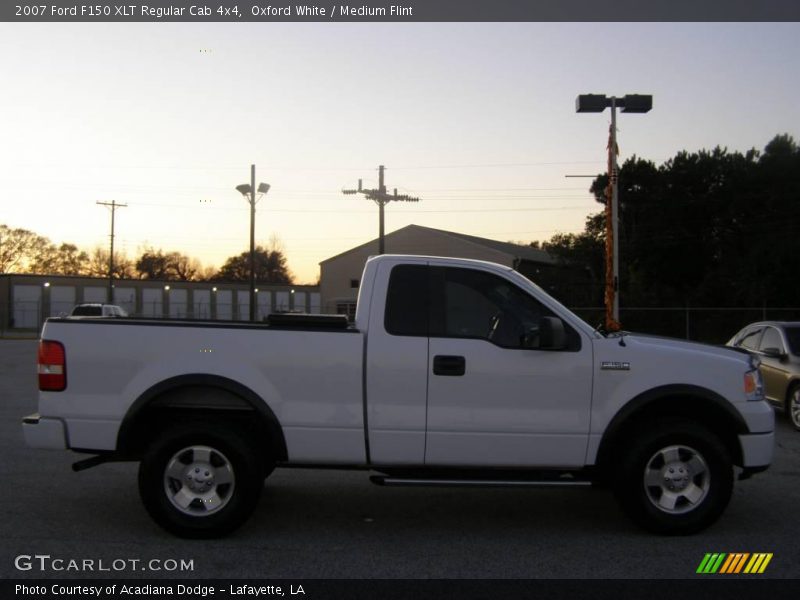 Oxford White / Medium Flint 2007 Ford F150 XLT Regular Cab 4x4