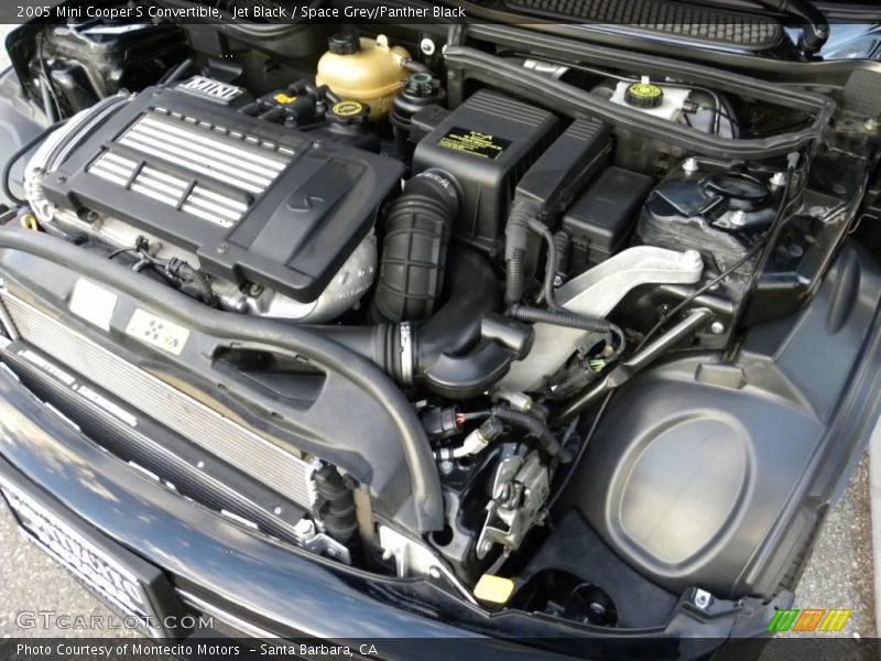 Jet Black / Space Grey/Panther Black 2005 Mini Cooper S Convertible