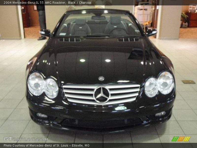 Black / Charcoal 2004 Mercedes-Benz SL 55 AMG Roadster