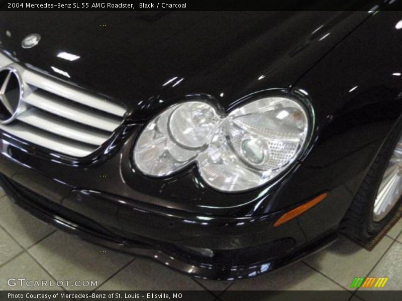 Black / Charcoal 2004 Mercedes-Benz SL 55 AMG Roadster