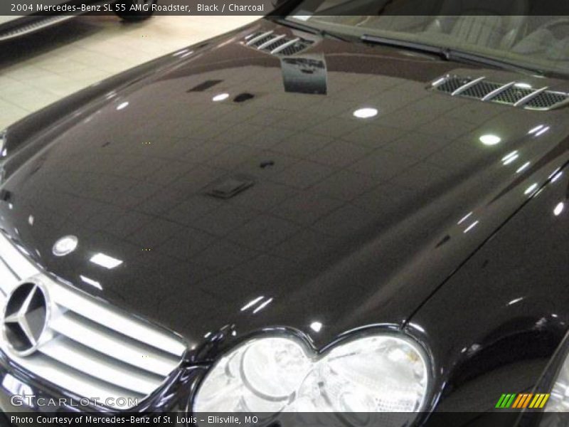 Black / Charcoal 2004 Mercedes-Benz SL 55 AMG Roadster
