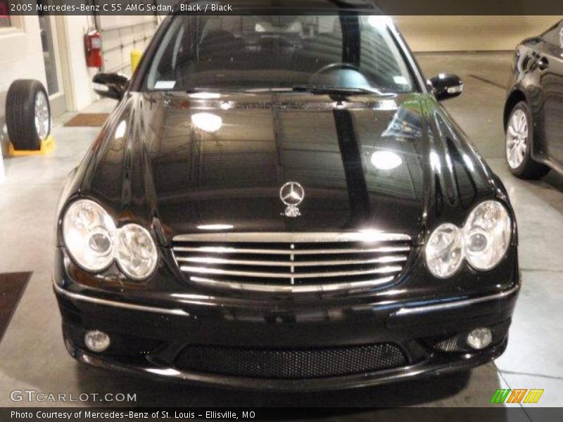 Black / Black 2005 Mercedes-Benz C 55 AMG Sedan