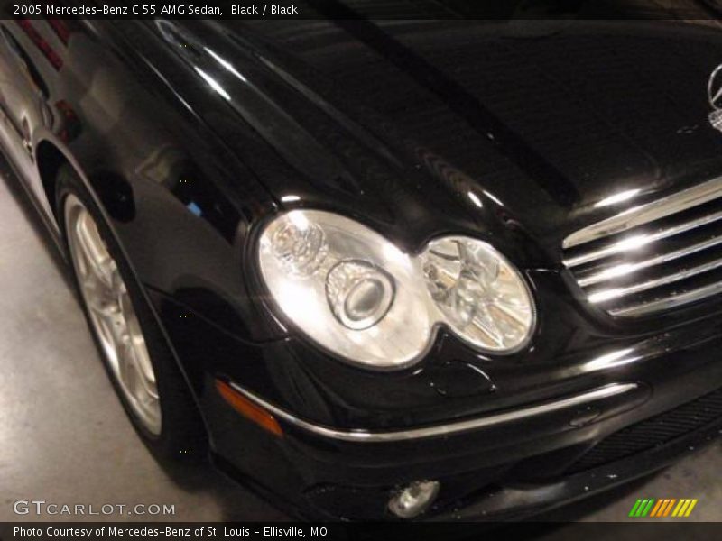 Black / Black 2005 Mercedes-Benz C 55 AMG Sedan