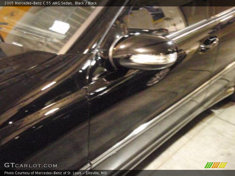 Black / Black 2005 Mercedes-Benz C 55 AMG Sedan