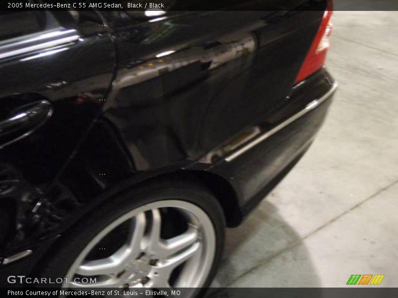 Black / Black 2005 Mercedes-Benz C 55 AMG Sedan